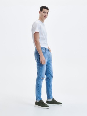 Reserved Carrot slim jeans Niebieskie | GLJDNBP-03