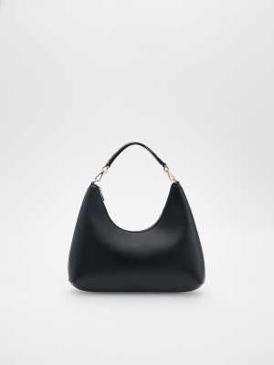 Reserved Faux leather bag Czarne | RSXVTOG-19