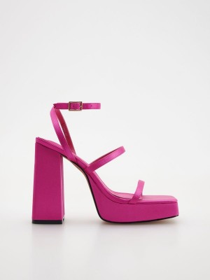 Reserved High heel sandals Różowe | KCLYTJZ-84