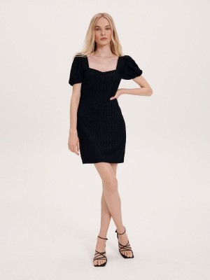 Reserved LADIES` DRESS Czarne | ACWIYQX-95