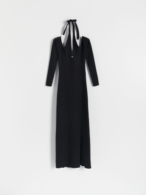 Reserved Maxi dress Czarne | XPQFCZL-14