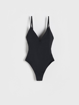 Reserved One piece swimsuit Czarne | LJSHMIR-19