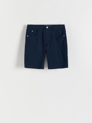 Reserved Slim fit shorts Granatowe | ATVXZHB-04