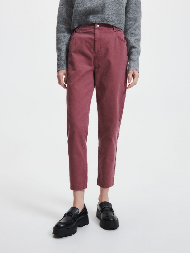 Reserved Baggy trousers Fioletowe | ATCMXSN-54