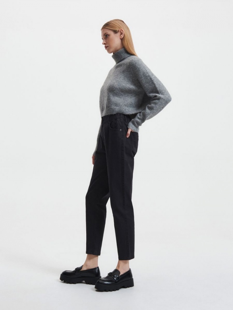 Reserved Baggy trousers Szare | OGPRLIQ-81