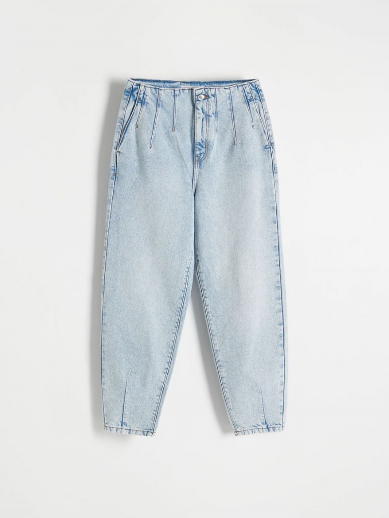 Reserved Balloon jeans Niebieskie | MQNEYHT-91