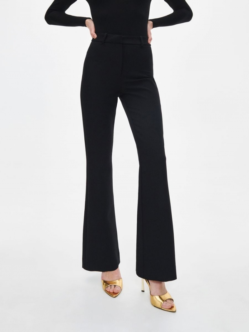 Reserved Bell bottom trousers Czarne | FBHDTCM-35