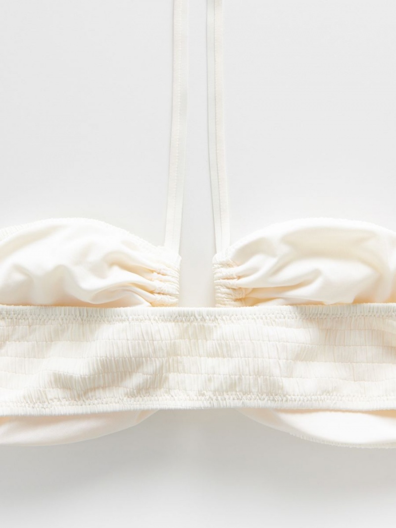 Reserved Bikini top Ivory | IFKMQAU-89