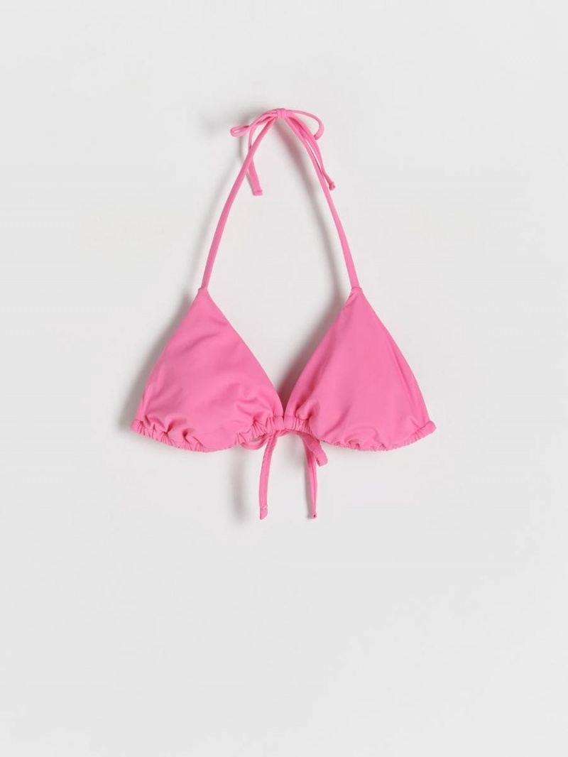 Reserved Bikini top Różowe | YARHQZJ-03