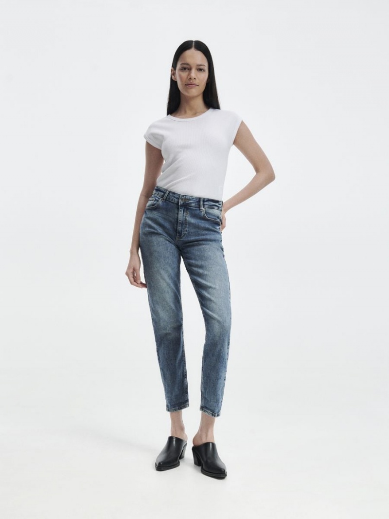 Reserved Boyfriend jeans Niebieskie | NEUQMBS-43