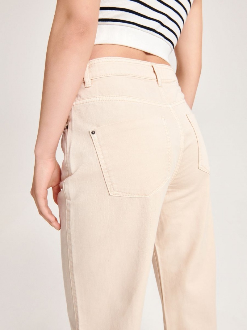 Reserved Cargo trousers Ivory | KAWRLYI-37