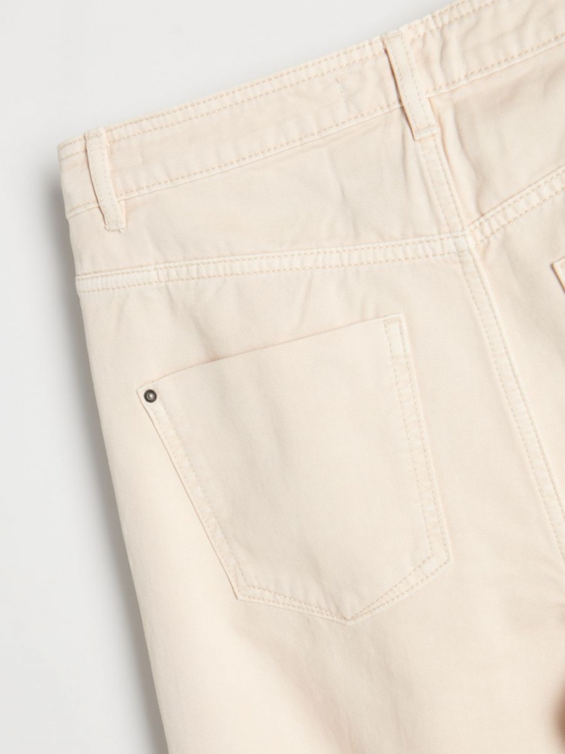 Reserved Cargo trousers Ivory | KAWRLYI-37