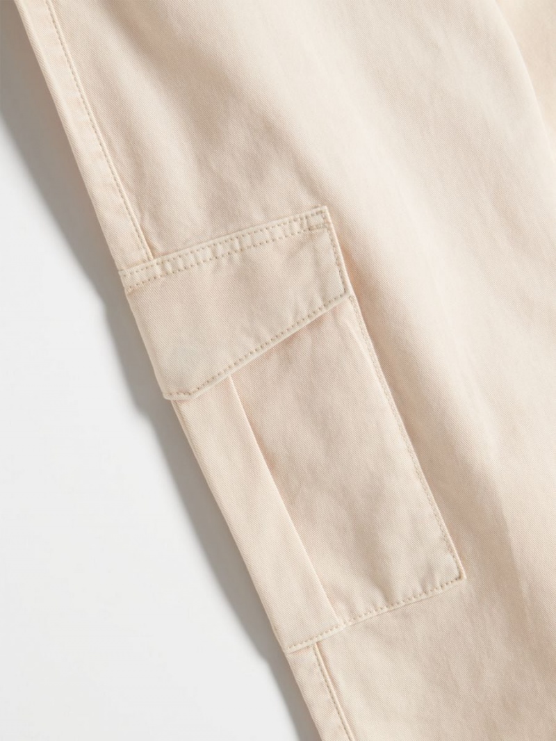 Reserved Cargo trousers Ivory | KAWRLYI-37