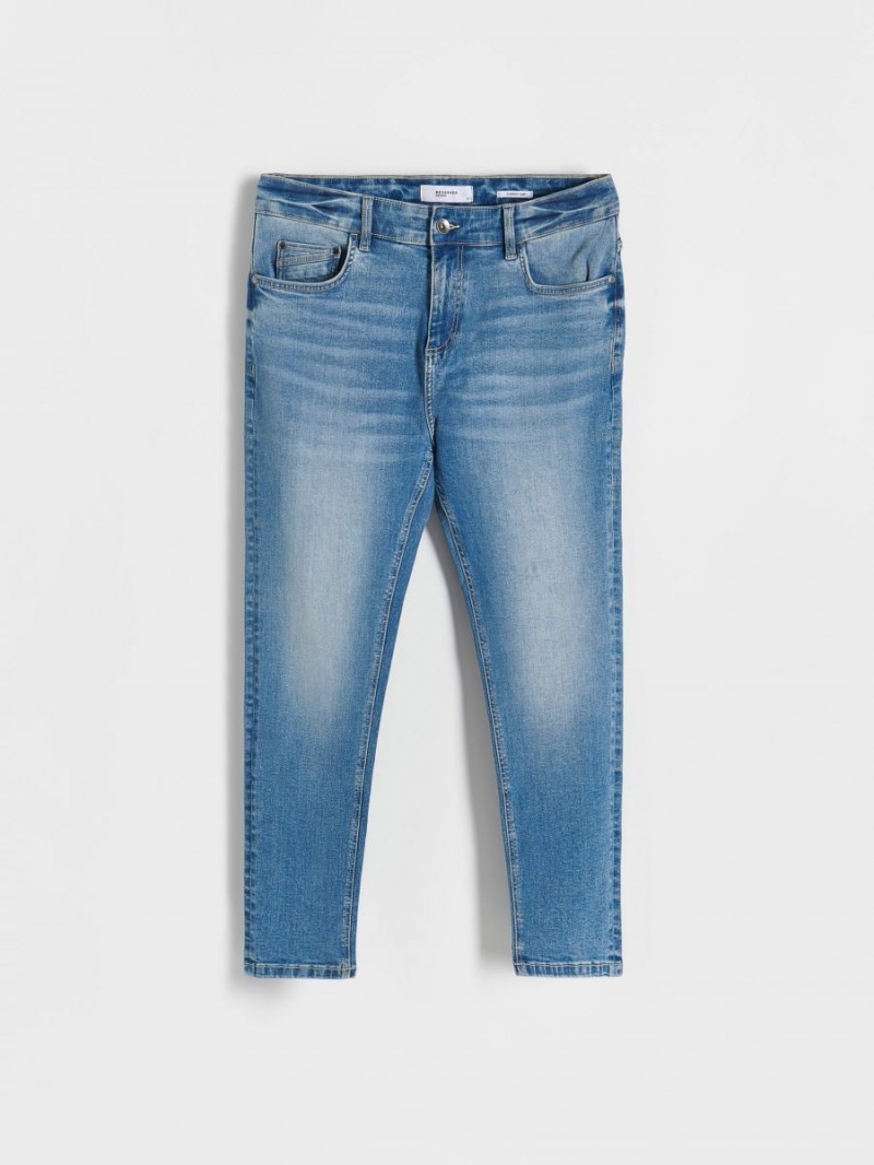 Reserved Carrot slim jeans Niebieskie | BXHZVIG-36