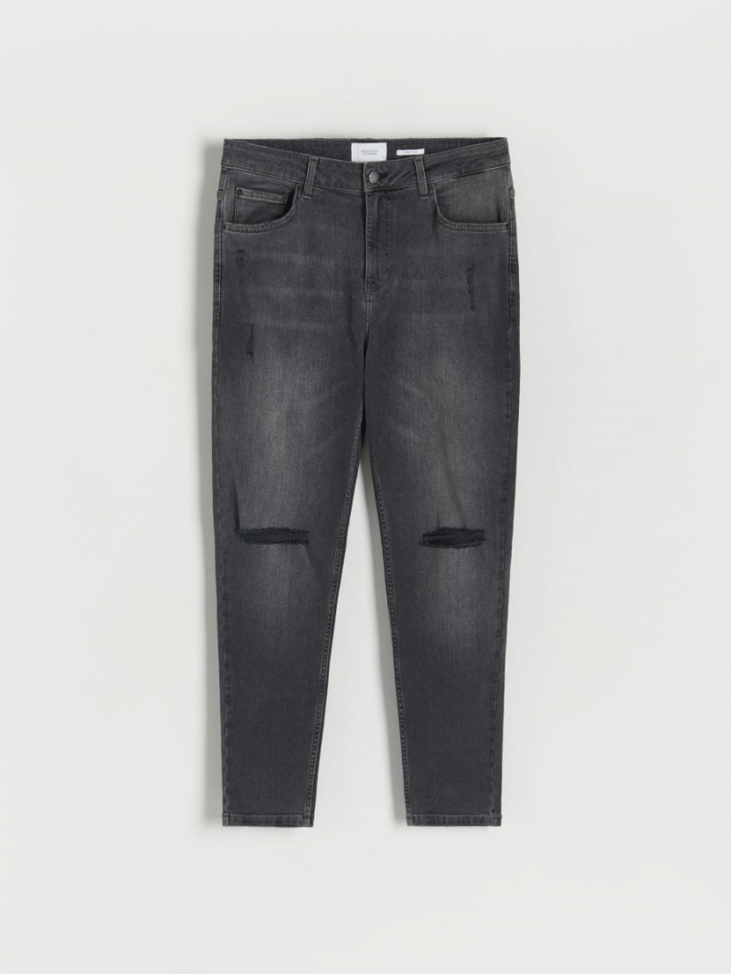 Reserved Carrot slim jeans Szare | NPDJCGB-47