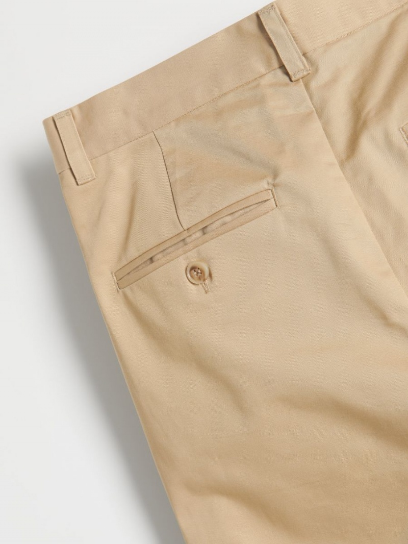 Reserved Chino shorts Beżowe | PRQZGKE-36