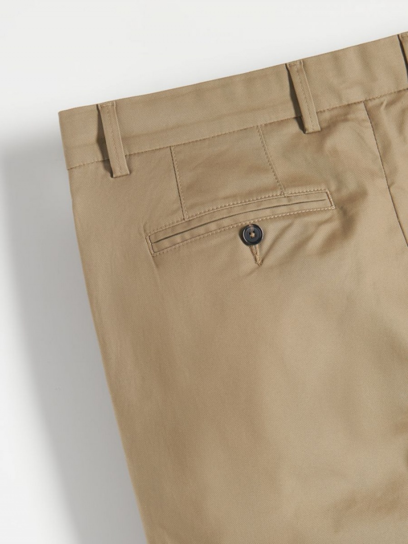 Reserved Chino slim fit trousers Beżowe | NGUICAW-89