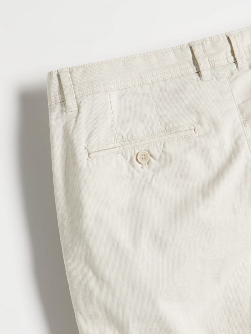 Reserved Chino slim fit trousers Beżowe | XVYSKGN-98