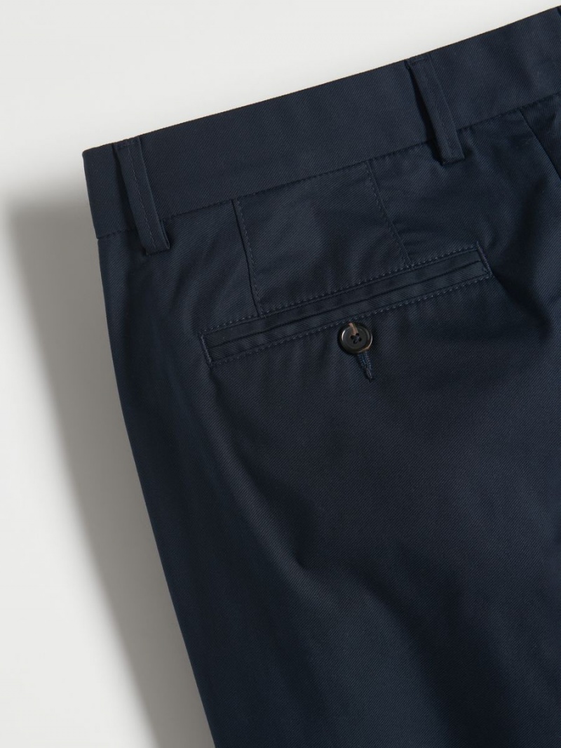 Reserved Chino slim fit trousers Granatowe | GHZSPRE-09