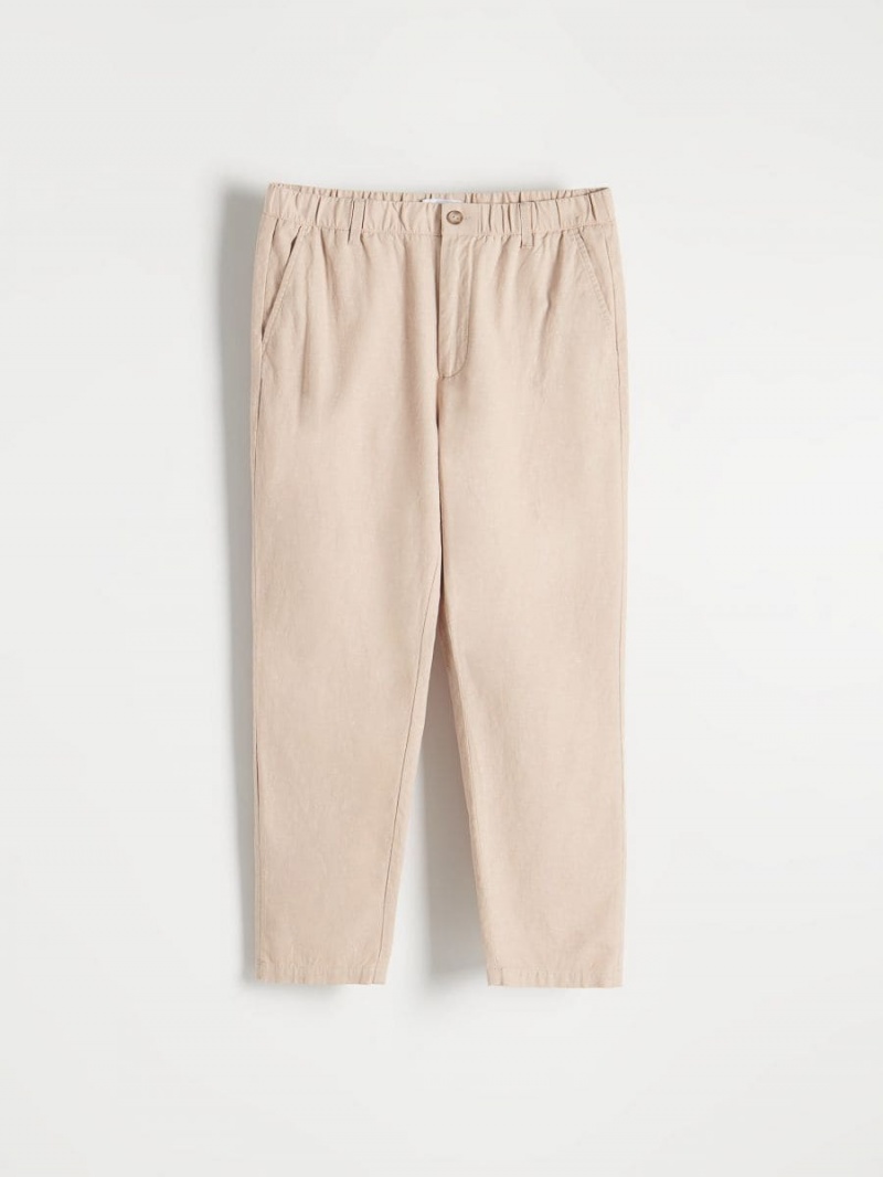 Reserved Chino trousers Ivory | XIYNFME-90