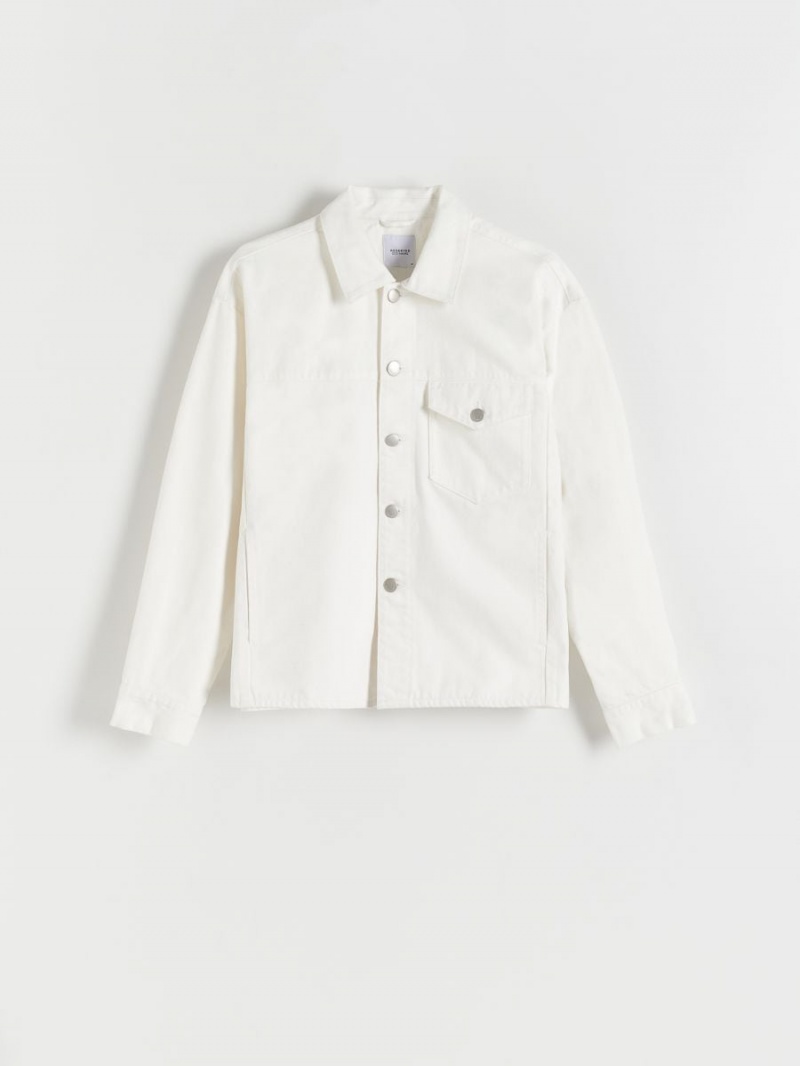 Reserved Denim jacket Ivory | GWLZYRN-69