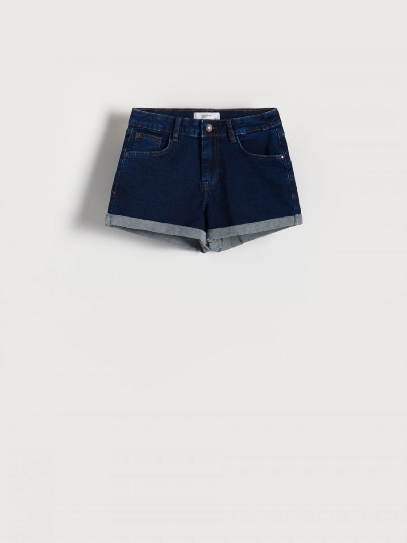 Reserved Denim shorts Granatowe | AEMLYXC-21