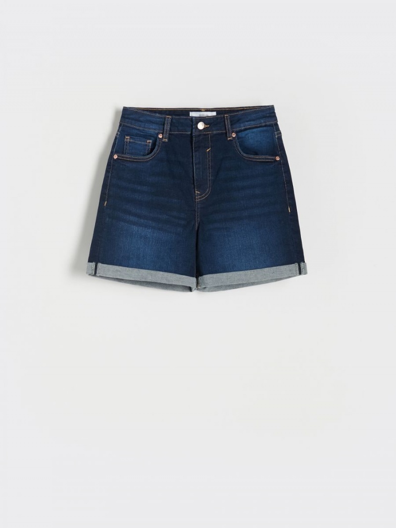 Reserved Denim shorts Granatowe | RDBIHAY-28