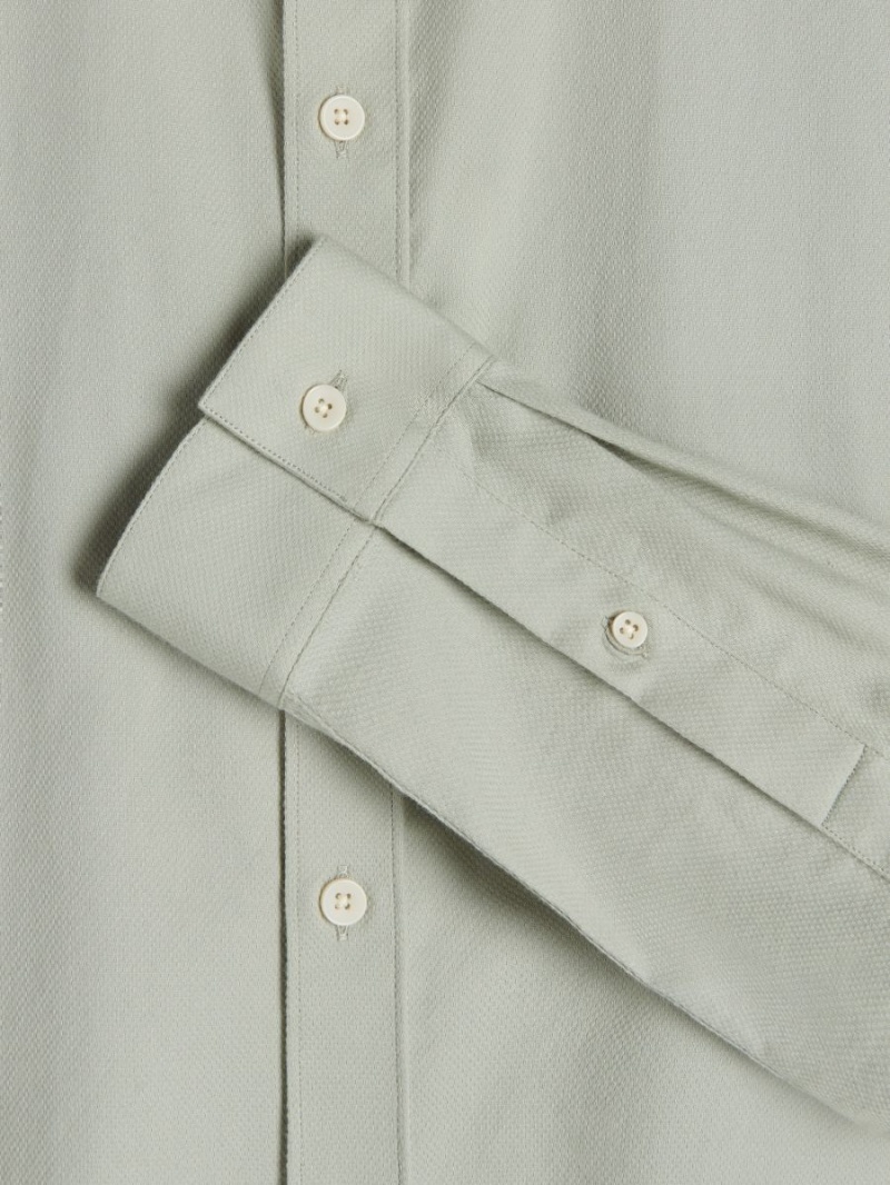 Reserved Egyptian cotton shirt Szare | WPURONJ-30