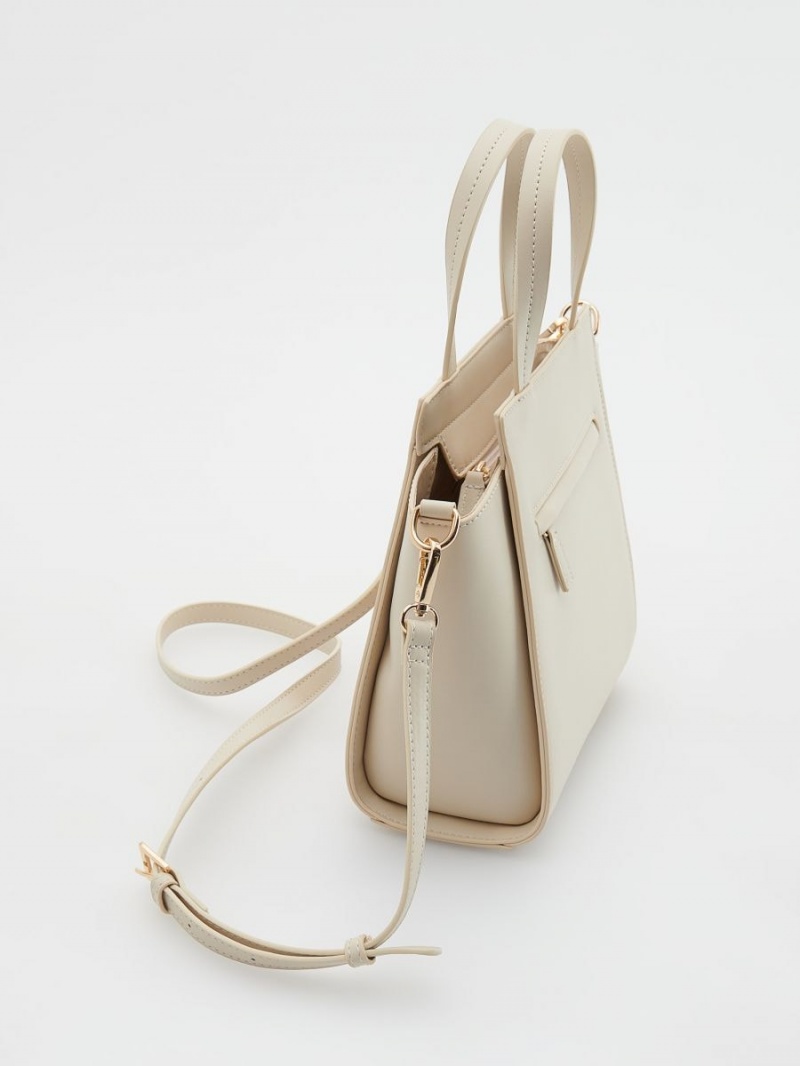 Reserved Faux leather bag Beżowe | DIORNJG-97