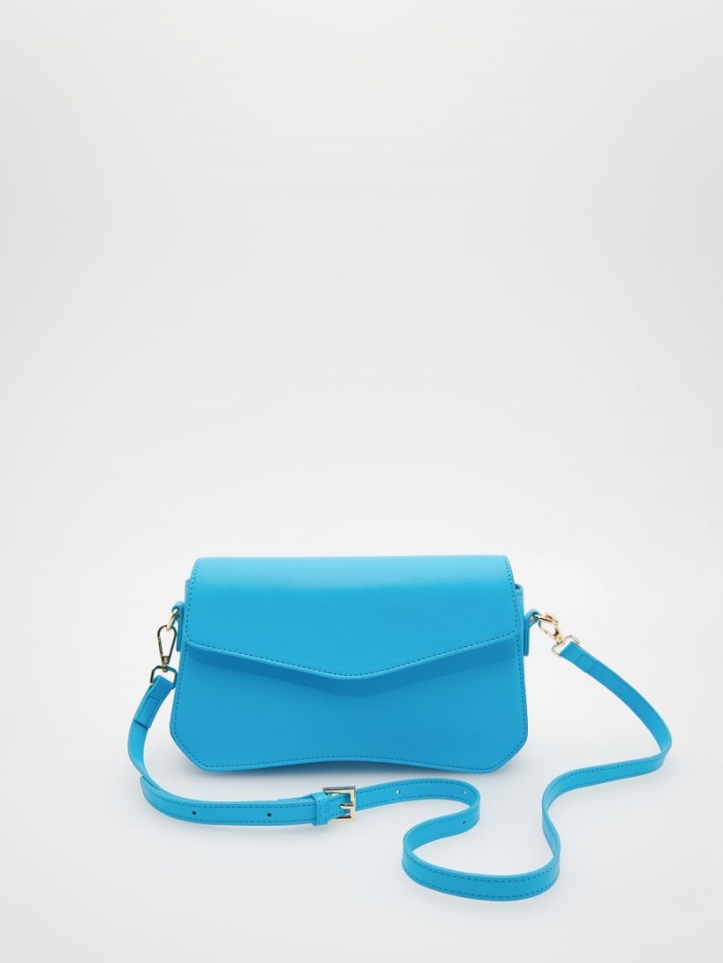 Reserved Faux leather bag Niebieskie | QGXJOWN-21