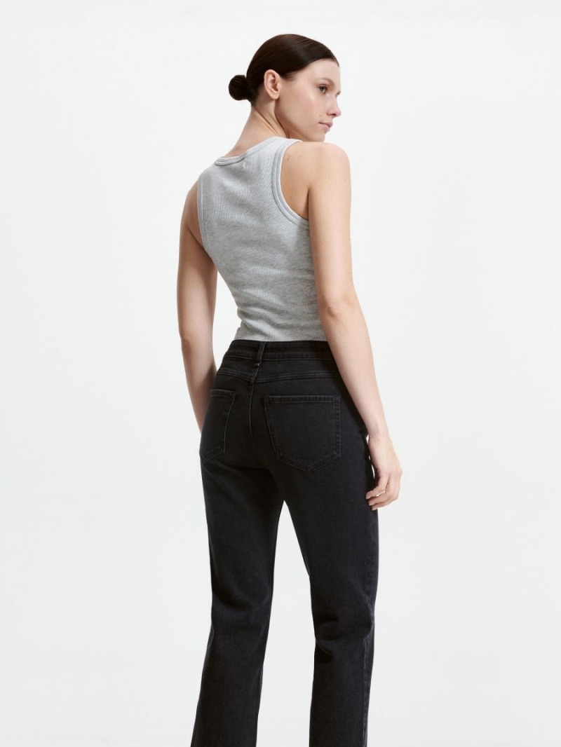 Reserved Flare jeans Czarne | QBMRAUK-31