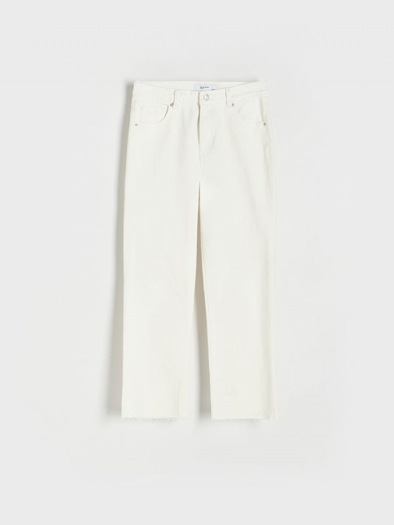 Reserved Flare jeans Ivory | EBKGSXC-20