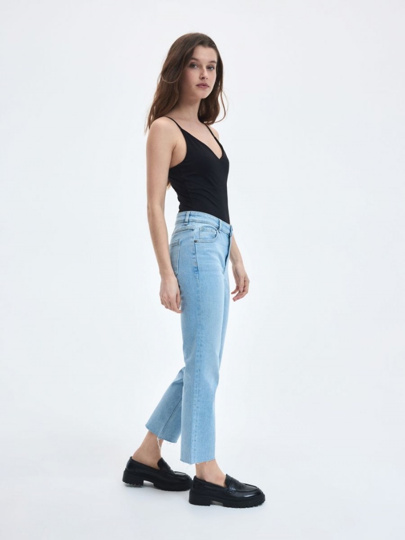 Reserved Flare jeans Niebieskie | JIFKRTO-05