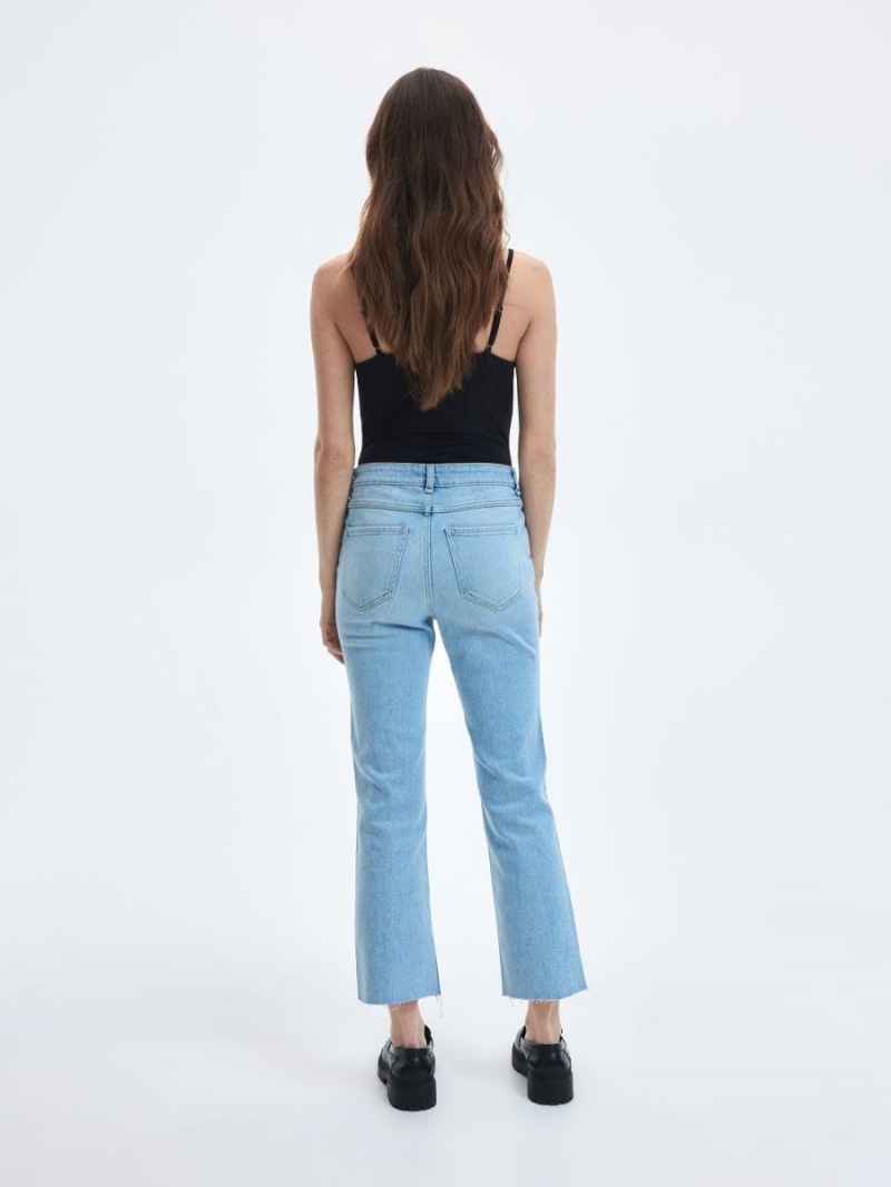 Reserved Flare jeans Niebieskie | JIFKRTO-05