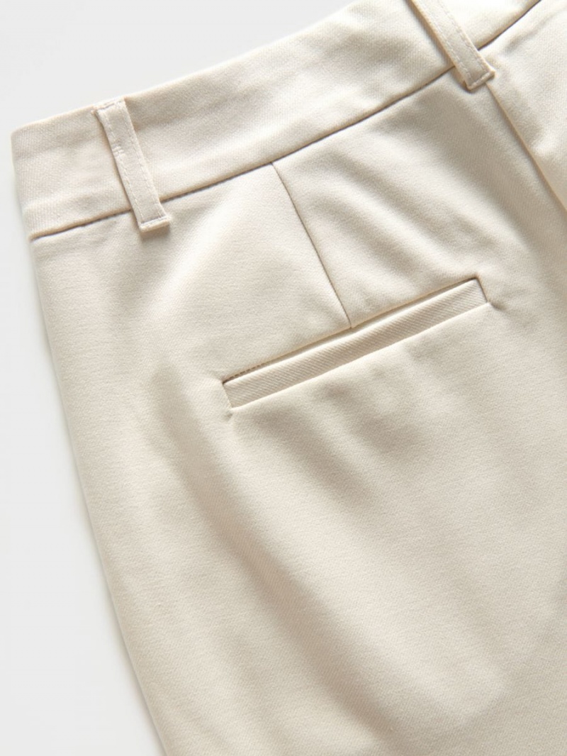 Reserved Flare trousers Ivory | QCGDXHI-86