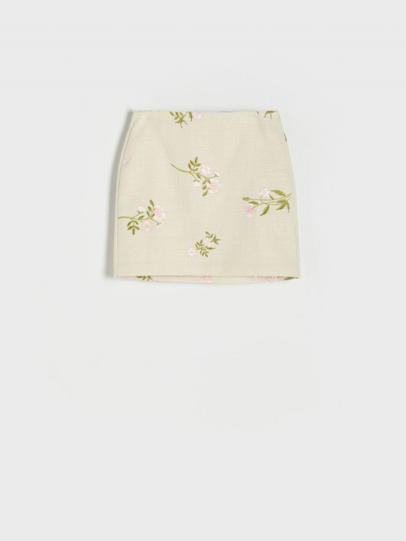 Reserved Flower skirt Ivory | JNVUPXR-32