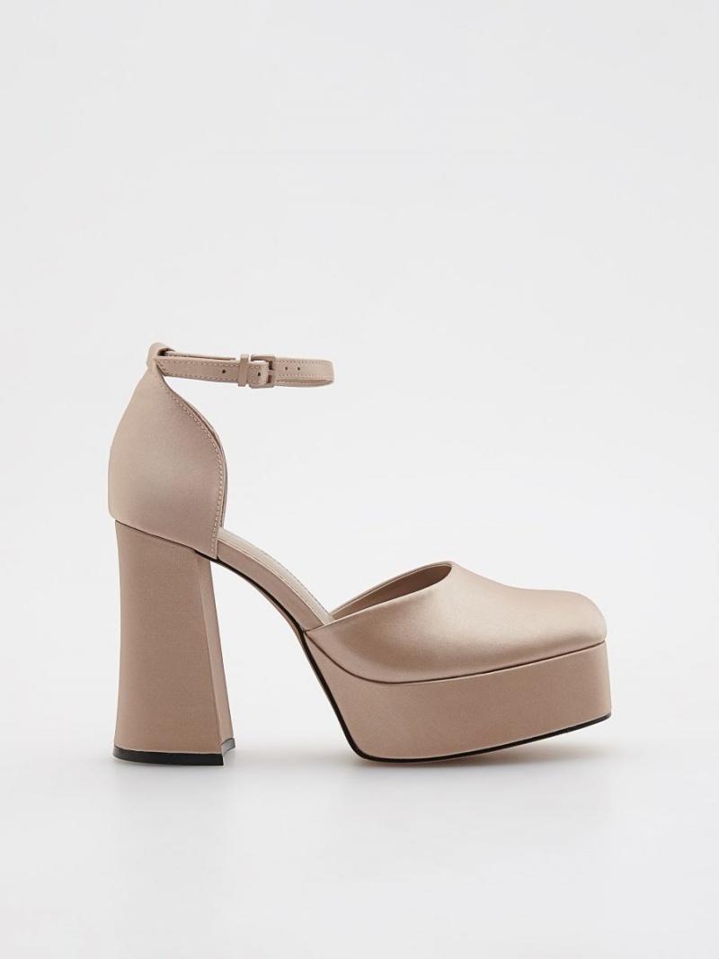 Reserved High heel pumps Beżowe | QFJWNLS-25