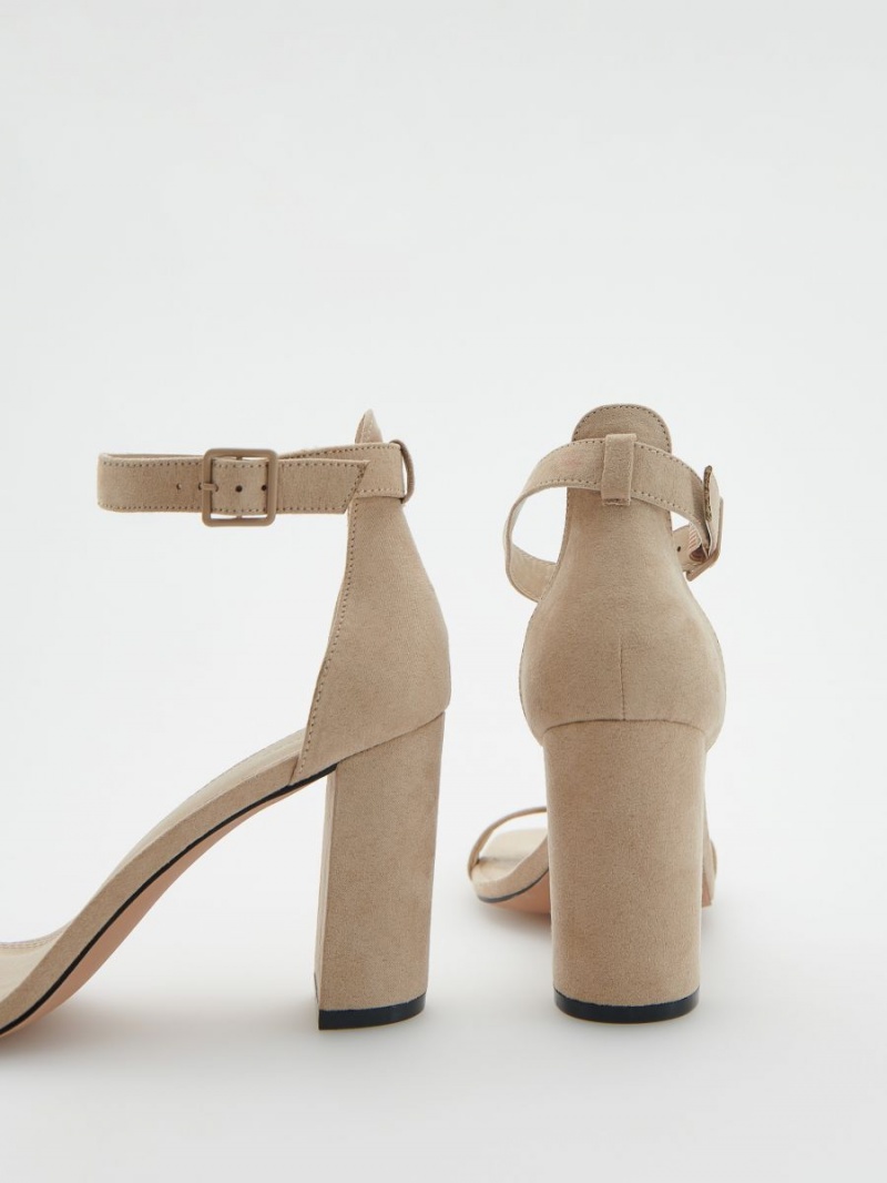 Reserved High heel sandals Beżowe | BXSPHOD-57