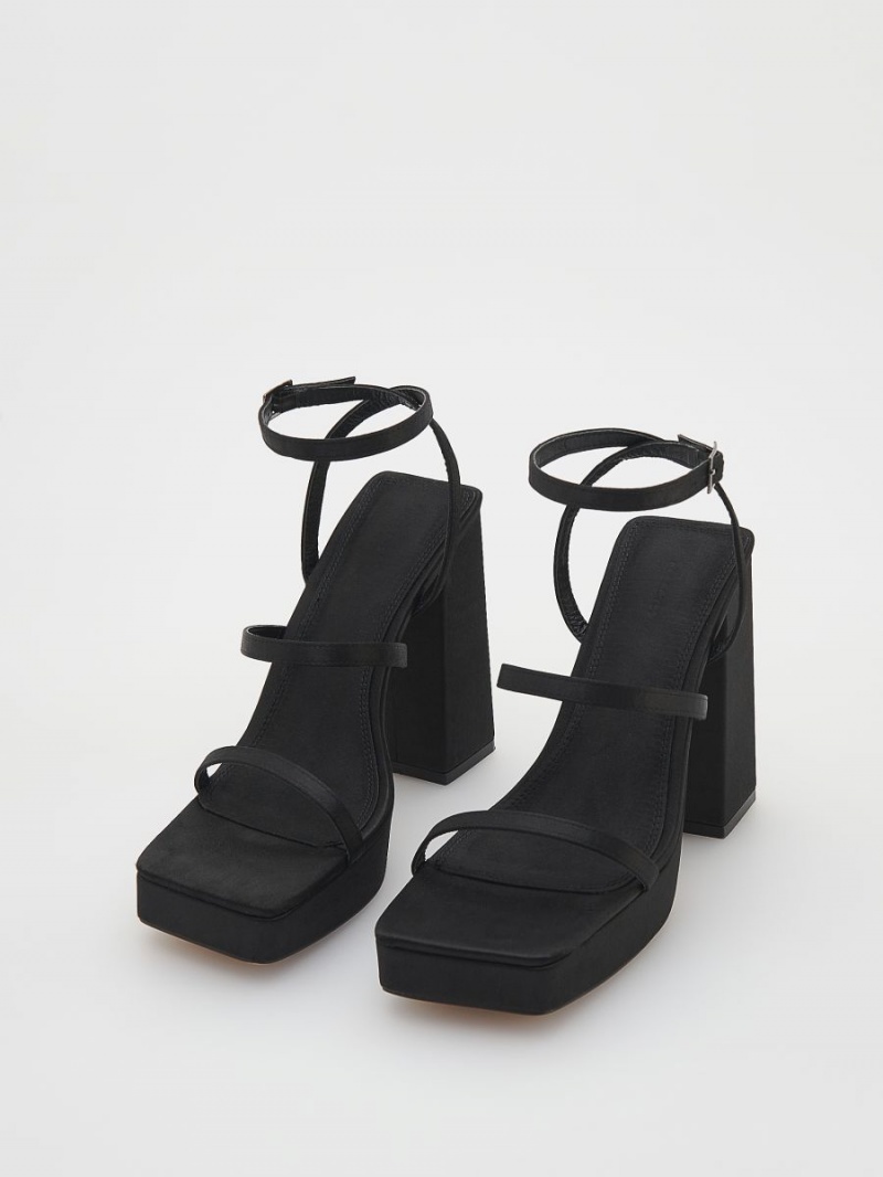 Reserved High heel sandals Czarne | GONVKMA-80