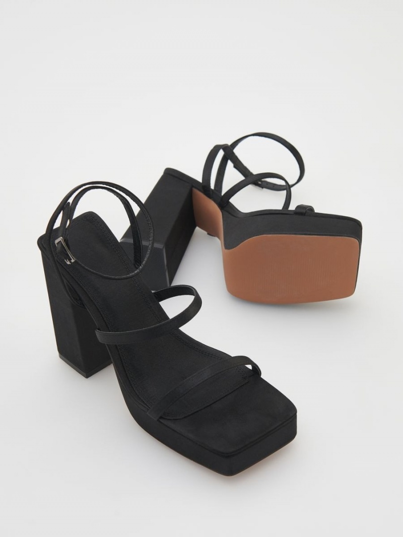 Reserved High heel sandals Czarne | GONVKMA-80