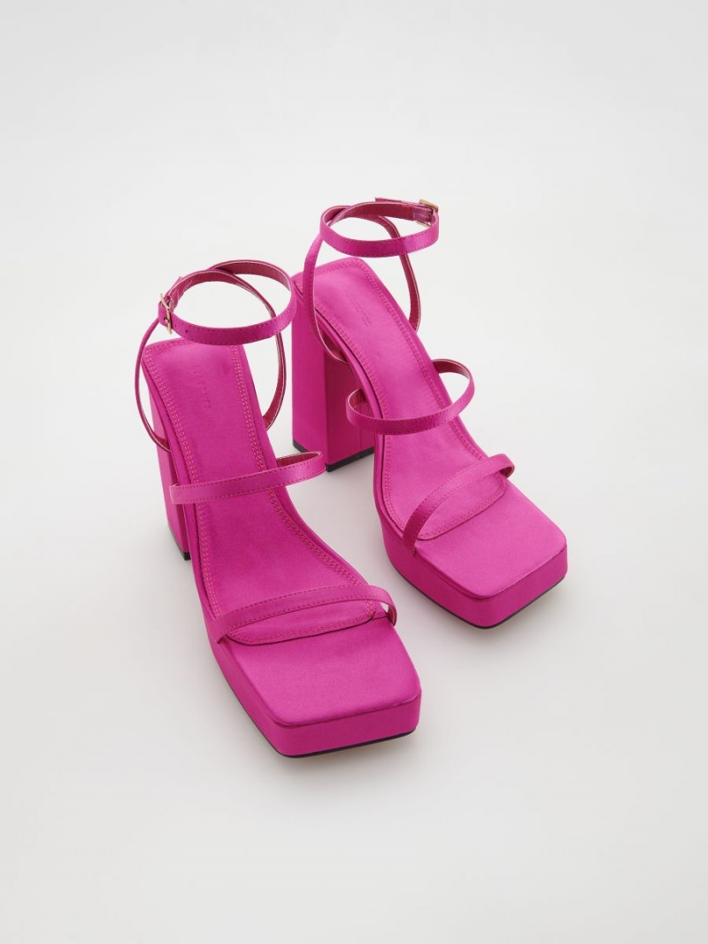 Reserved High heel sandals Różowe | KCLYTJZ-84