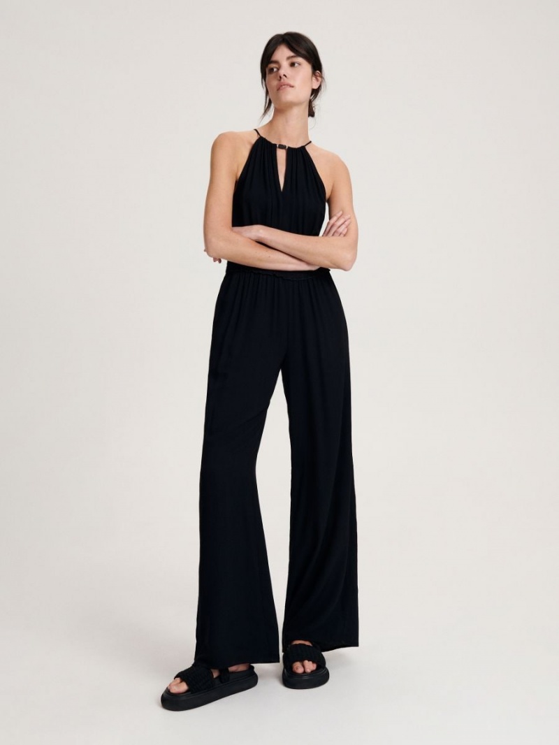 Reserved LADIES` JUMPSUIT Czarne | MBJCISY-29