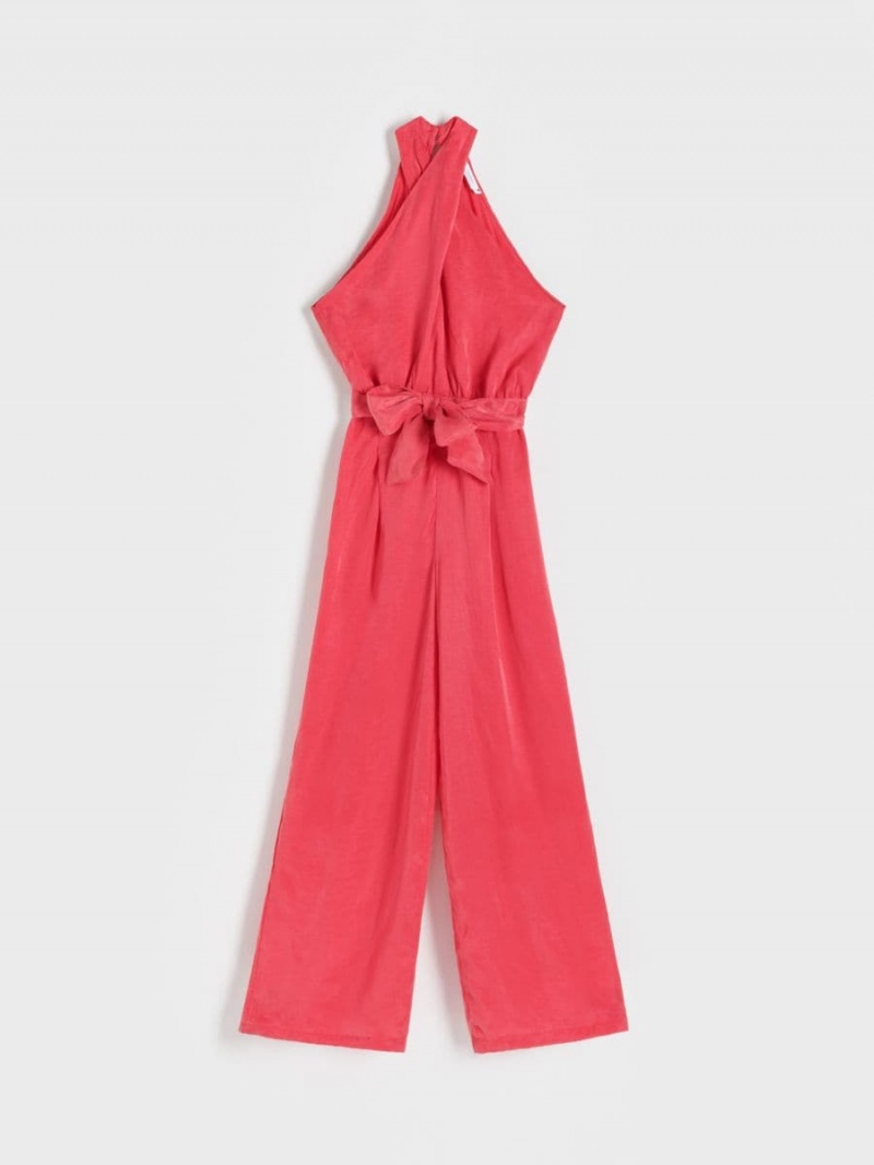 Reserved LADIES` JUMPSUIT Różowe | UBVFHWI-03