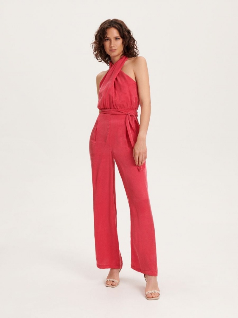 Reserved LADIES` JUMPSUIT Różowe | UBVFHWI-03