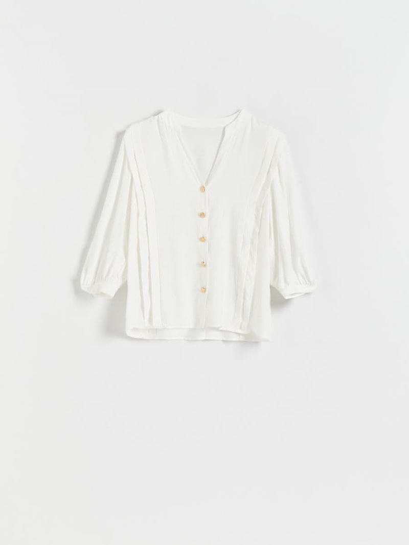 Reserved LADIES` SHIRT Ivory | IRJTXML-18