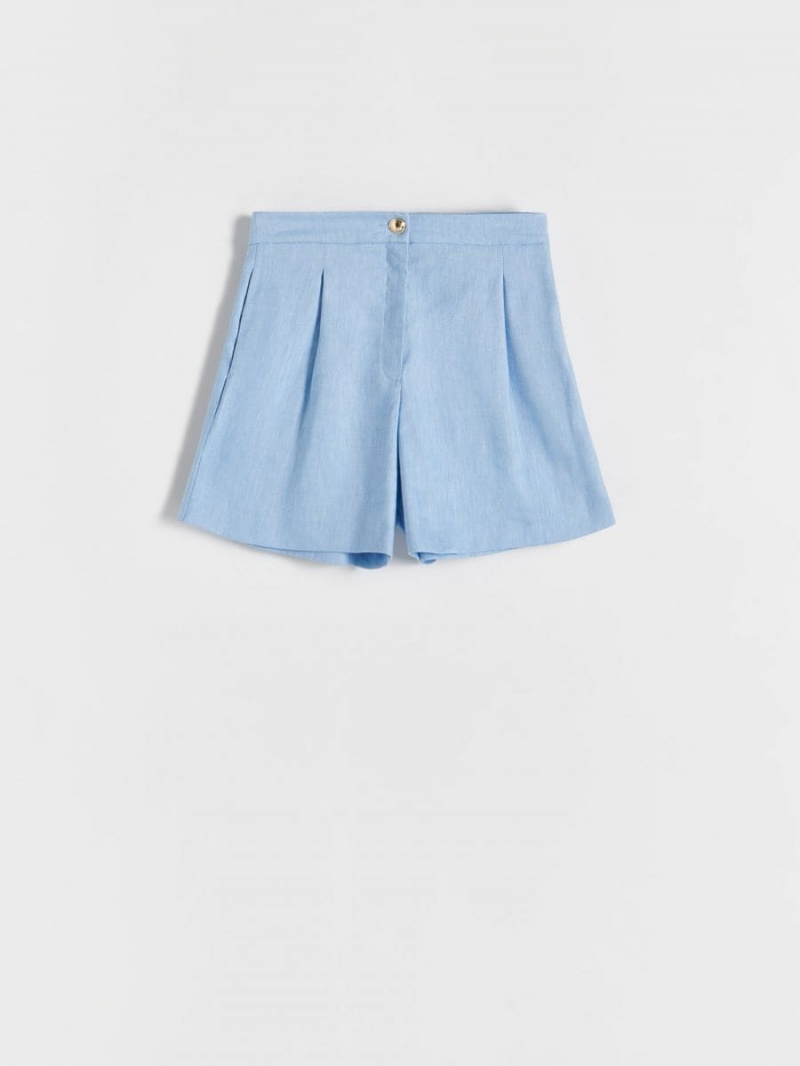 Reserved LADIES` SHORTS Niebieskie | WONEUFQ-06