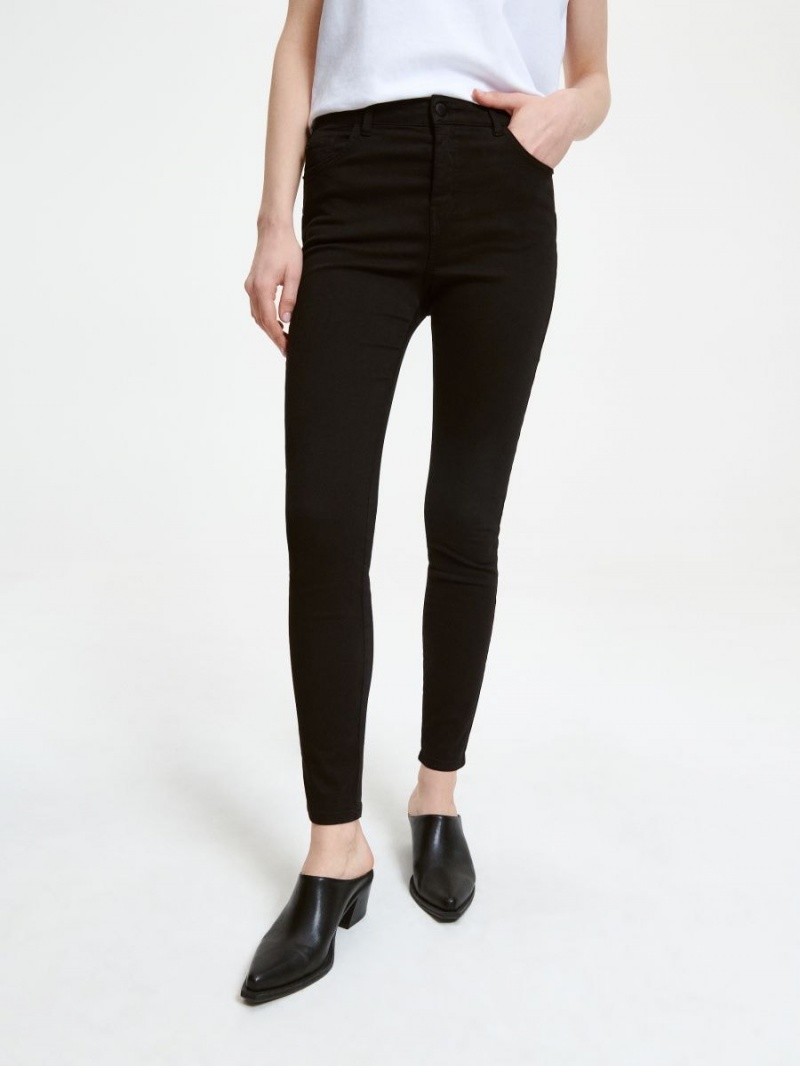 Reserved LADIES` TROUSERS Czarny | LKCYZBH-16