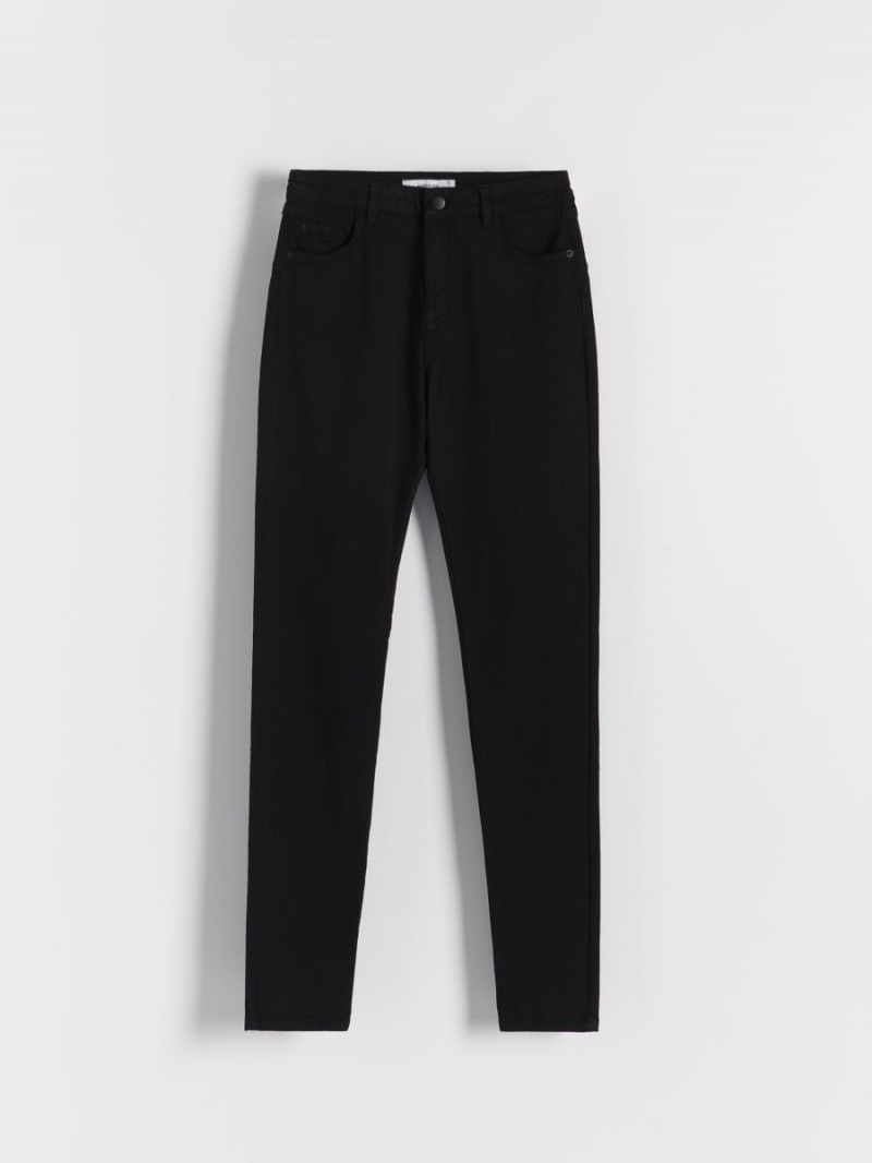 Reserved LADIES` TROUSERS Czarny | LKCYZBH-16