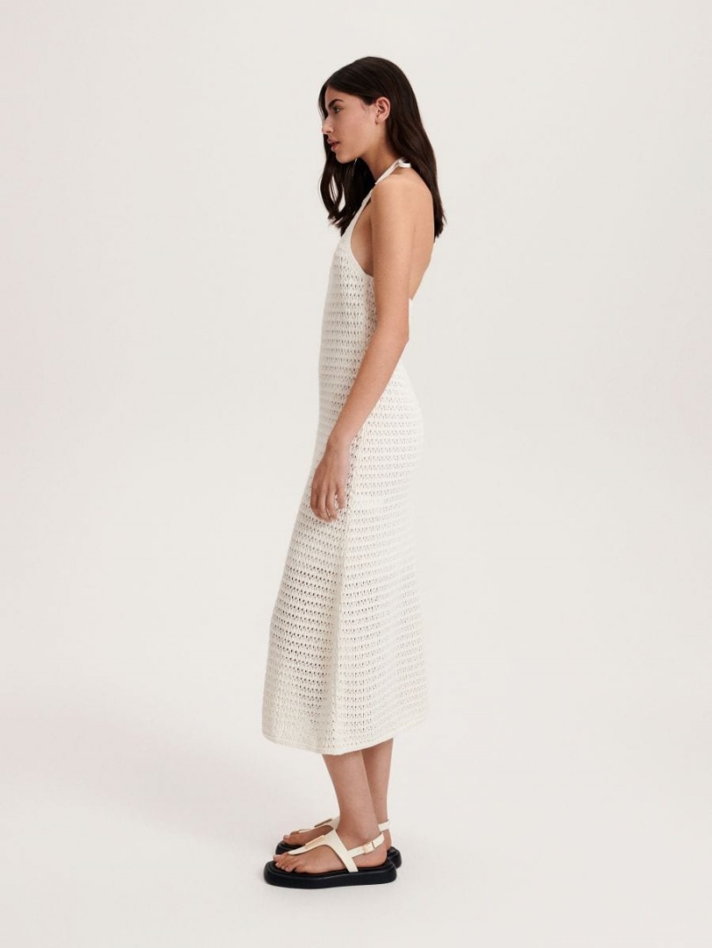 Reserved Maxi dress Ivory | XKUIWCM-20