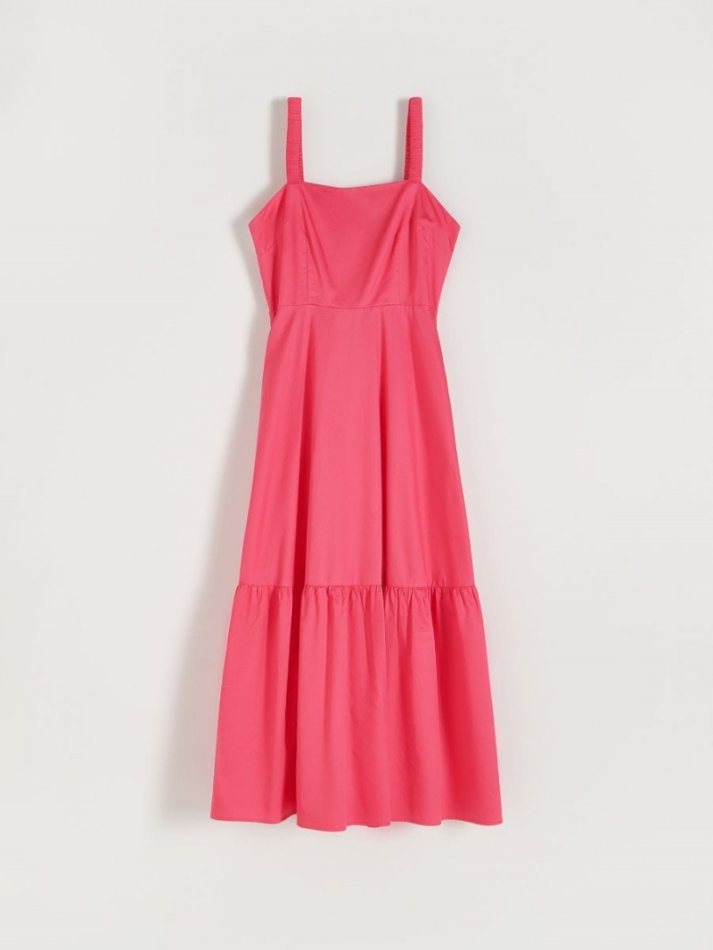 Reserved Maxi dress Różowe | KPDNAFI-42